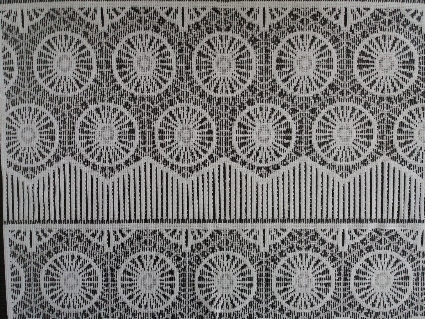 Tenda modulare bianca larga 45 cm con motivo Rondine