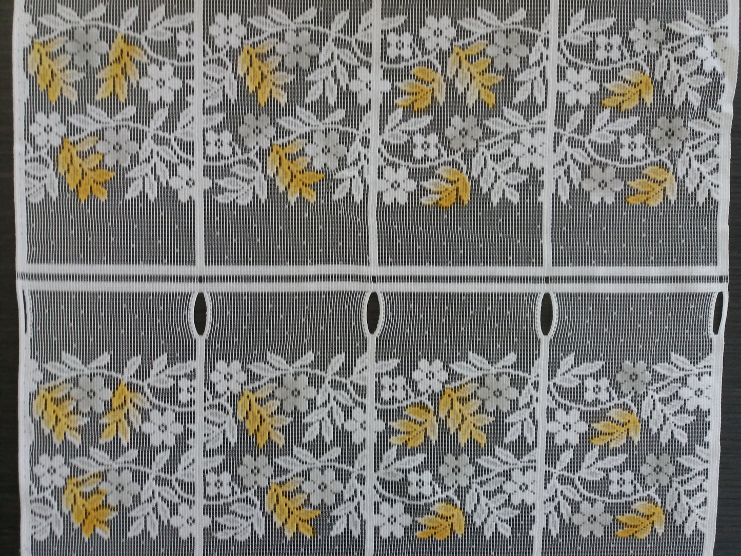 Tenda colorata modulare larga 45 cm con motivo Melody arancione