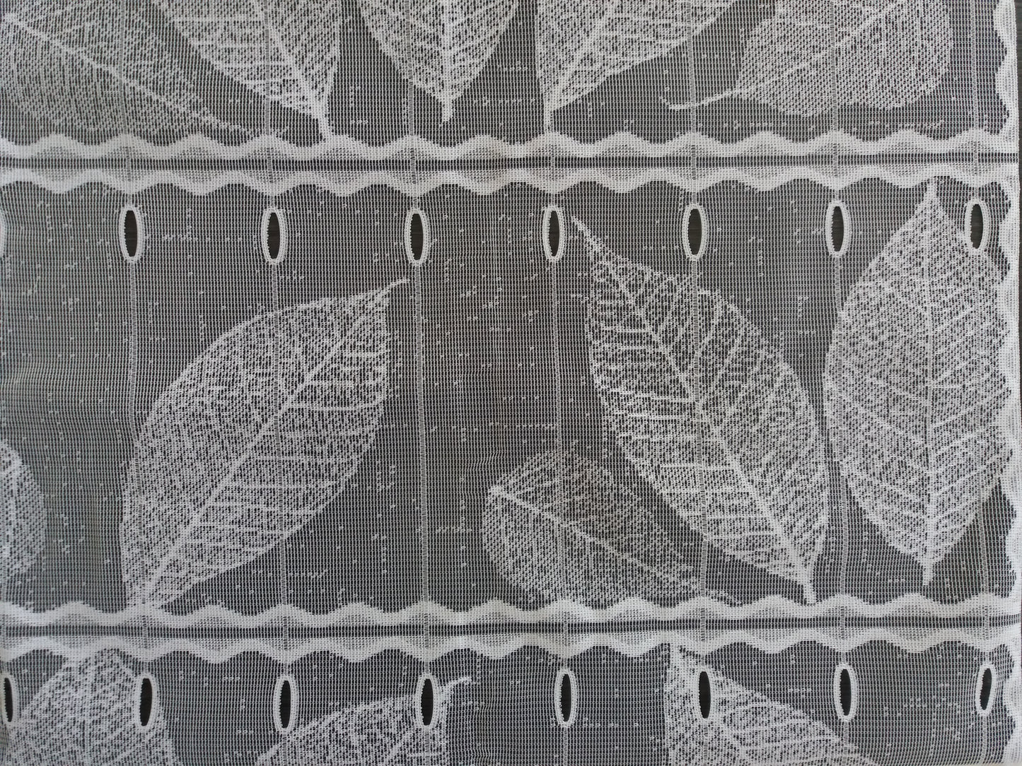 Tenda modulare bianca larga 45 cm con motivo autunnale