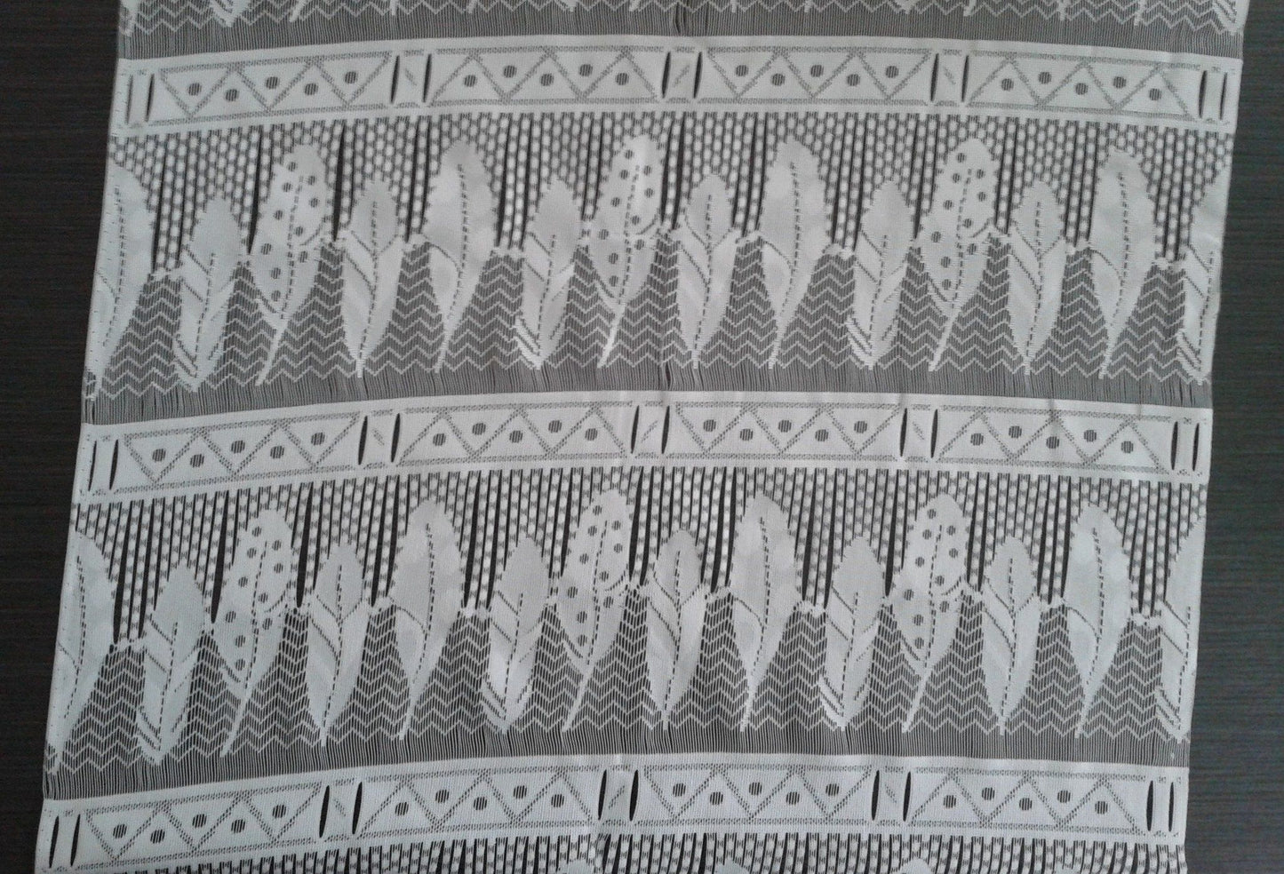 Rideau brise-vue blanc motif Poesia