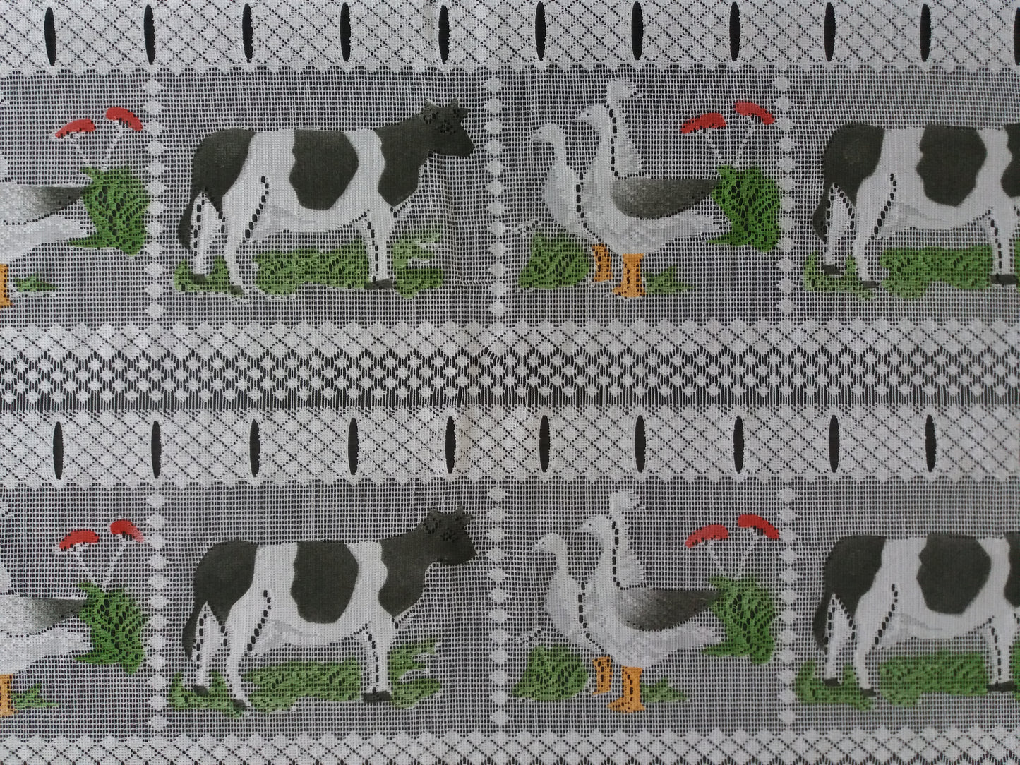 Rideau modulable coloré 60 cm de largeur motif Paturage
