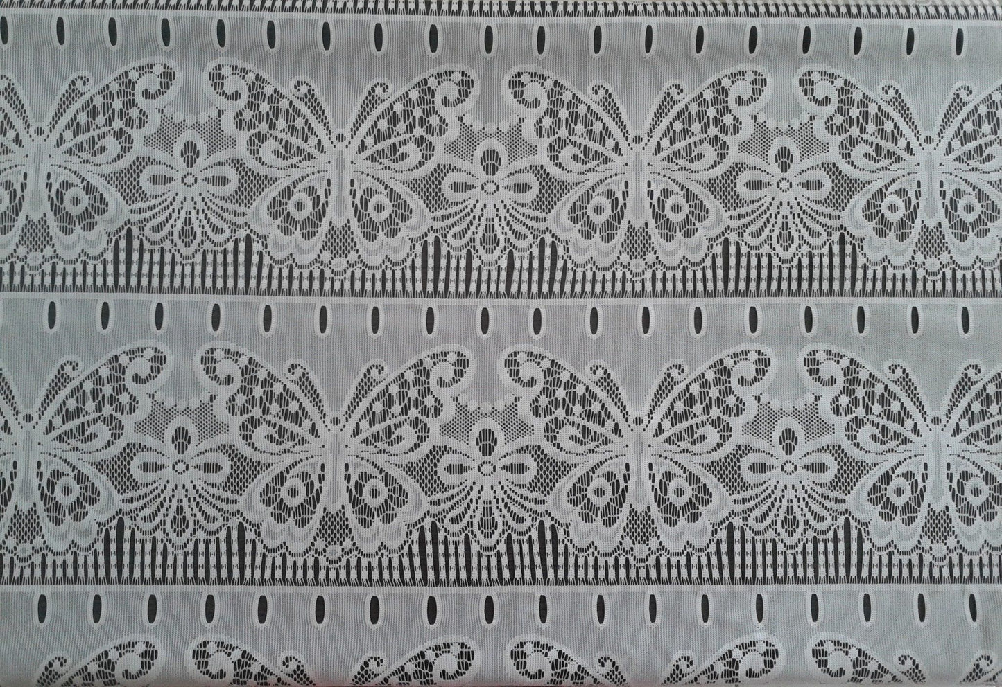 Rideau voilage blanc motif Stella (Zoom)