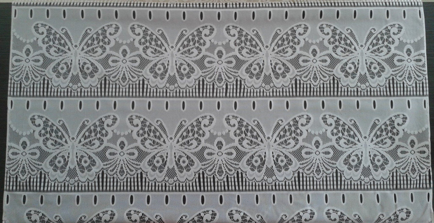 Rideau voilage blanc motif Stella