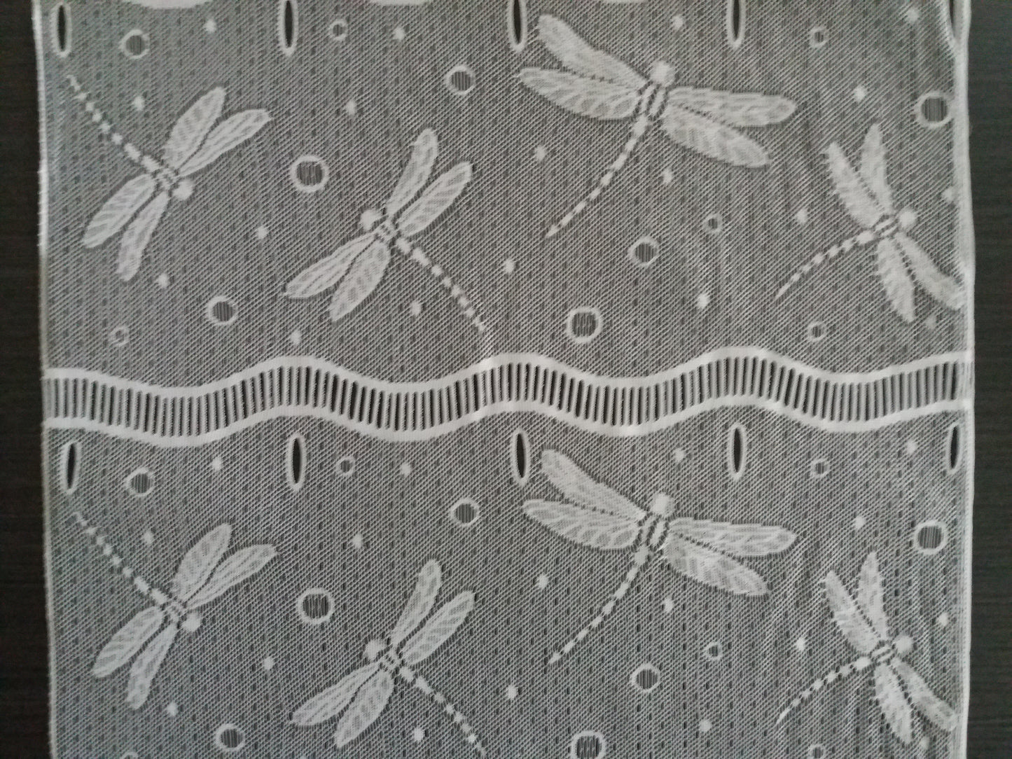 Tenda modulare bianca larga 45 cm con motivo Libella