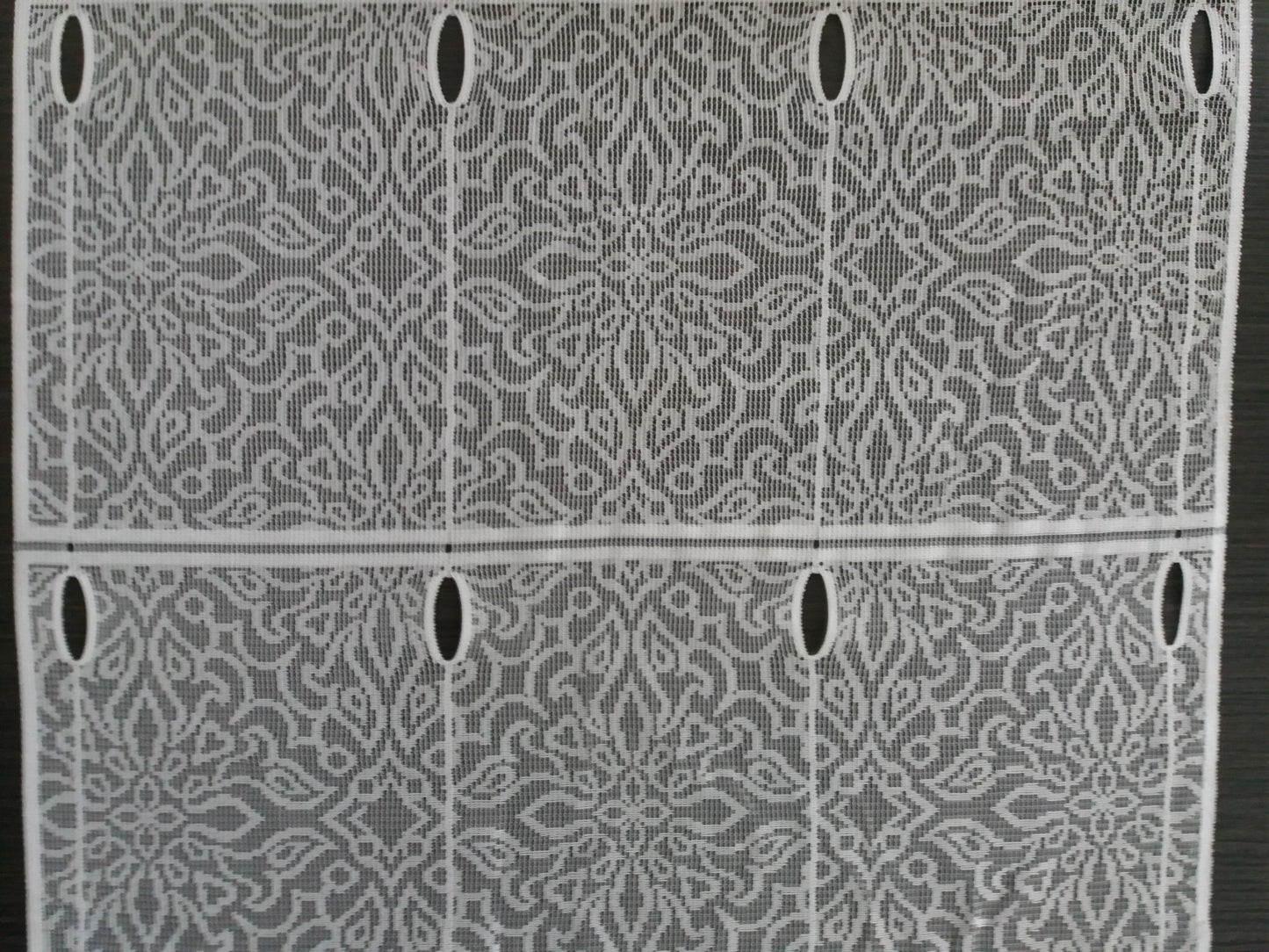 Tenda modulare bianca larga 45 cm con motivo Valou