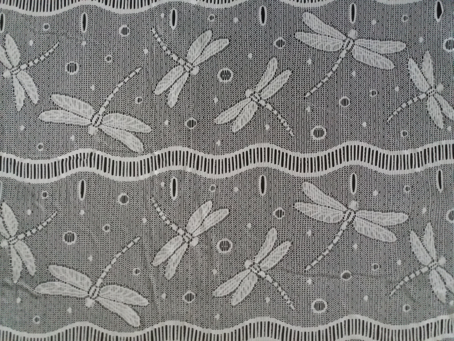 Tenda modulare bianca, larghezza 60 cm, motivo Libella