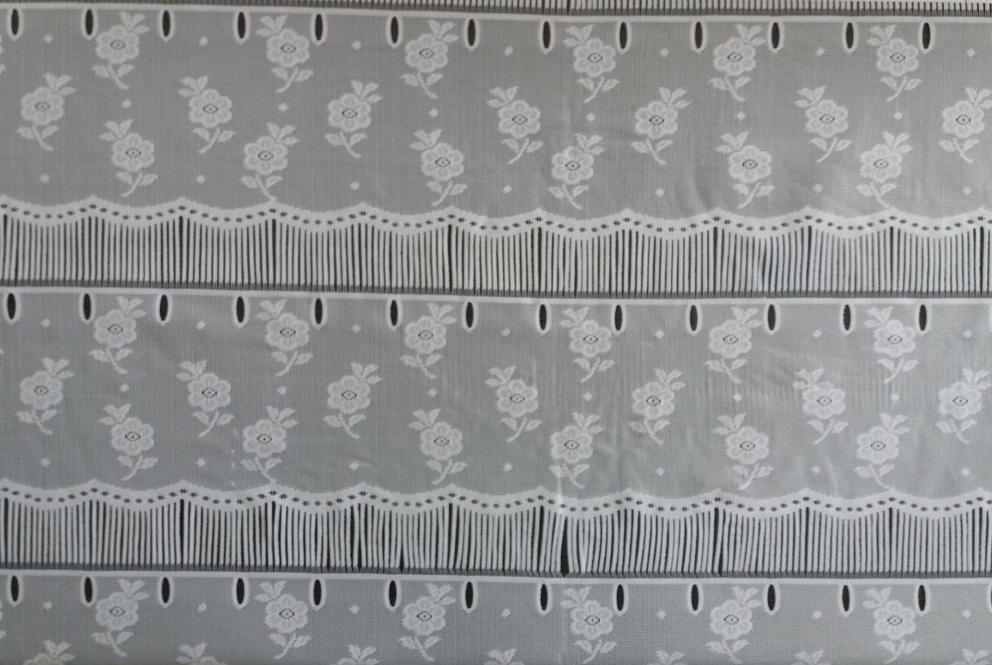 Tenda modulare bianca larga 90 cm con motivo Floralis