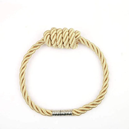 Bracelet torsadé en or