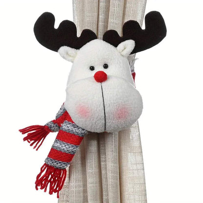 Peluche renne écharpe festive