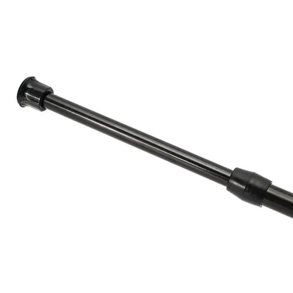 Tringle à rideau extensible noire sans perçage, à ressort réglable