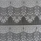 Rideau modulable blanc 45 cm de largeur motif Jeanette