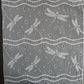 Rideau modulable blanc 45 cm de largeur motif Libella