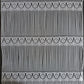Rideau modulable blanc 45 cm de largeur motif Olga