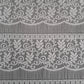 Rideau brise-bise blanc motif Arabesque (Zoom)