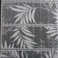Rideau brise-bise blanc motif Bambou