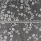 Rideau brise-bise blanc motif Fleuri 2 - zoom