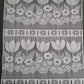 Rideau brise-bise blanc motif Tulipes