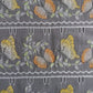 Rideau modulable coloré 45 cm de largeur motif Papillon jaune