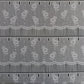 Rideau modulable blanc 60 cm de largeur motif Floralis