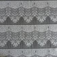 Rideau modulable blanc 60 cm de largeur motif Jeanette