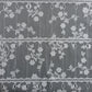 Rideau brise-vue blanc motif Fleuri 2