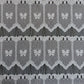 Rideau brise-vue blanc motif Petits papillons