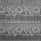 Rideau brise-vue blanc motif Tournesol