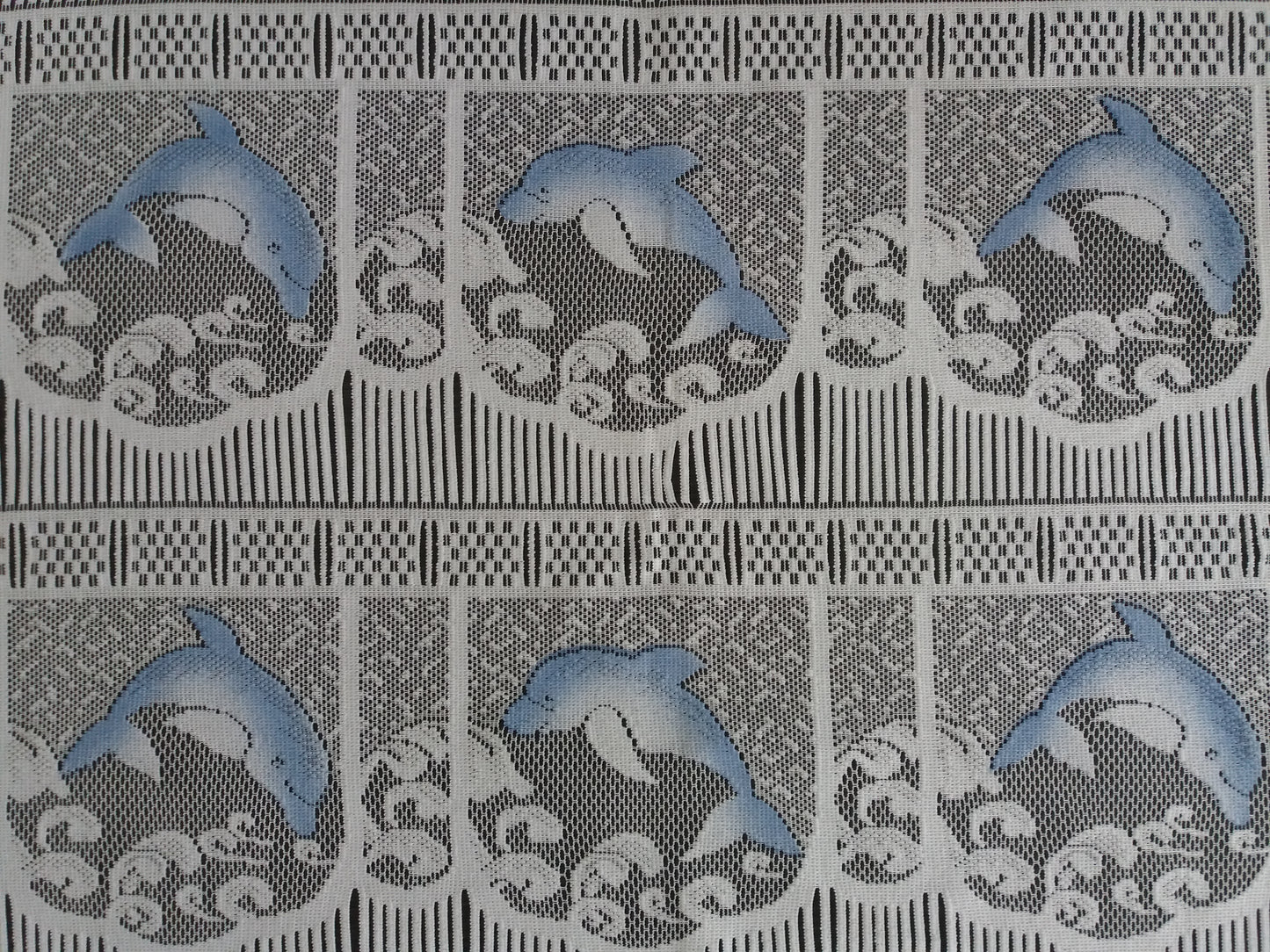 Rideau modulable coloré 60 cm de largeur motif Flipper