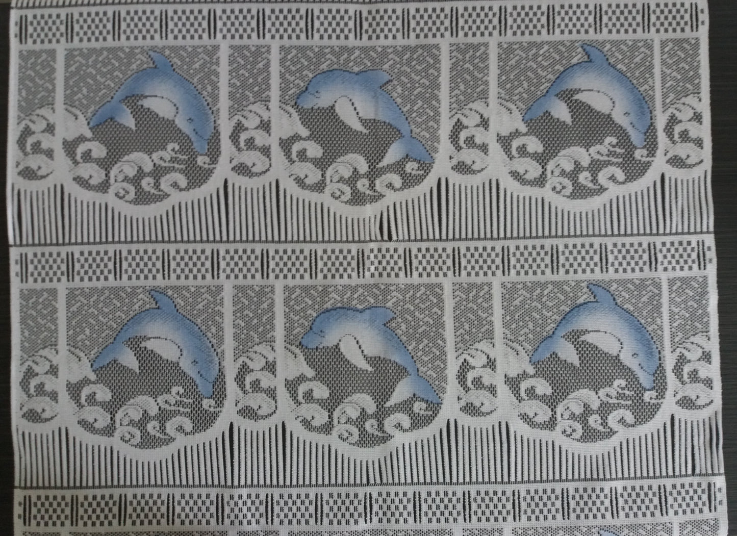Rideau modulable coloré 60 cm de largeur motif Flipper