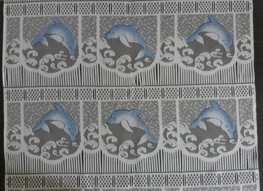Rideau modulable coloré 60 cm de largeur motif Flipper