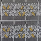 Rideau modulable coloré 60 cm de largeur motif Melody orange