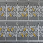 Rideau modulable coloré 60 cm de largeur motif Melody orange