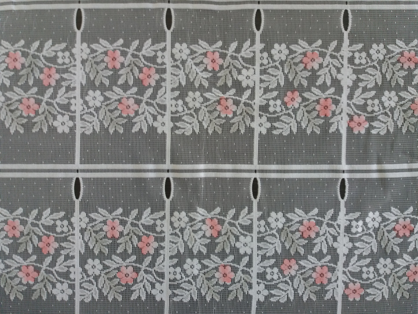 Rideau modulable coloré 60 cm de largeur motif Melody rose