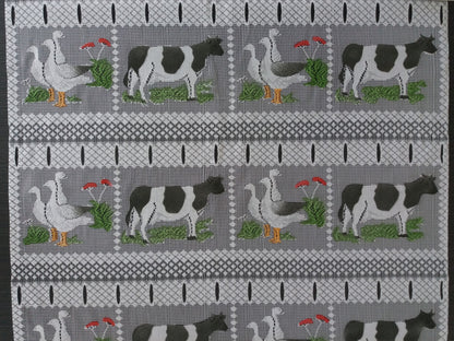 Rideau modulable coloré 60 cm de largeur motif Paturage