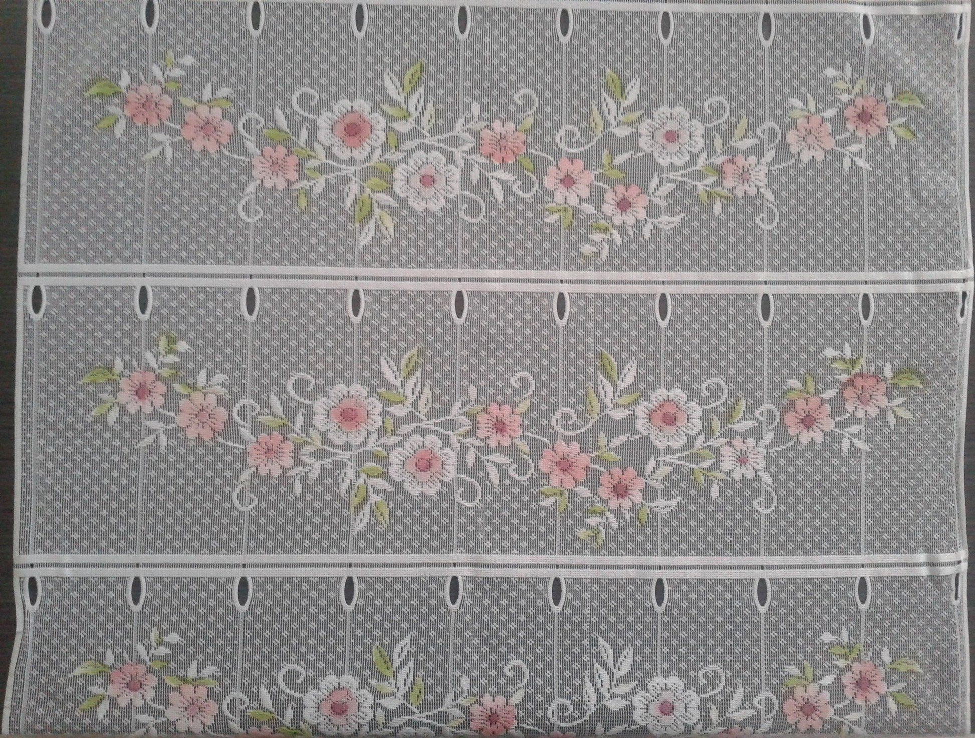 Rideau brise-vue coloré motif Rosie (Zoom)