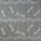 Rideau modulable blanc 90 cm de largeur motif Libella