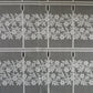 Rideau modulable blanc 90 cm de largeur motif Melody
