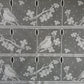 Rideau modulable blanc 90 cm de largeur motif Mesange