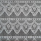 Rideau voilage blanc motif Epis