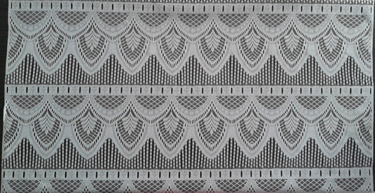 Rideau voilage blanc motif Epis