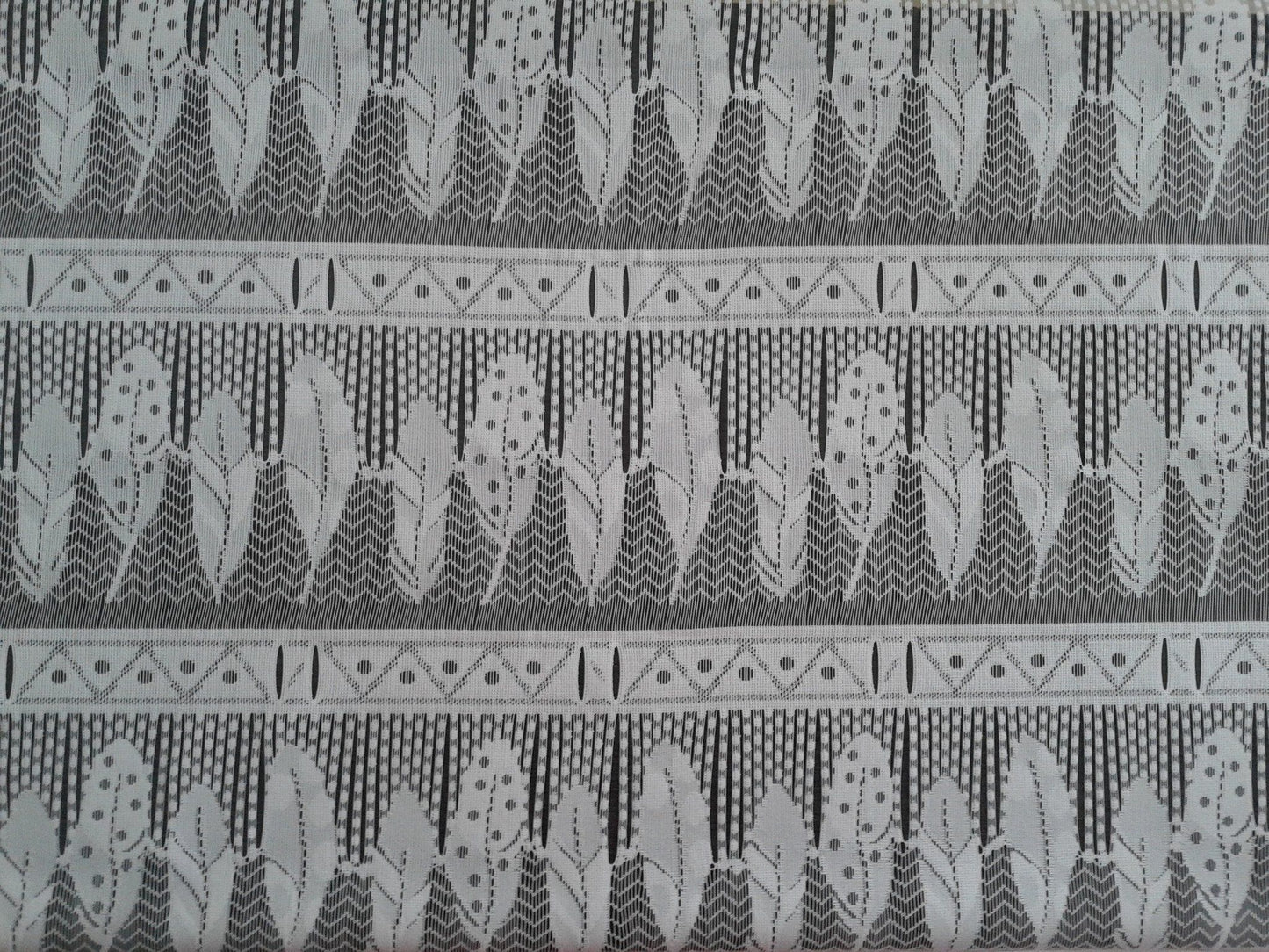 Rideau voilage blanc motif Poesia (Zoom)