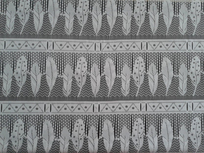 Rideau voilage blanc motif Poesia (Zoom)