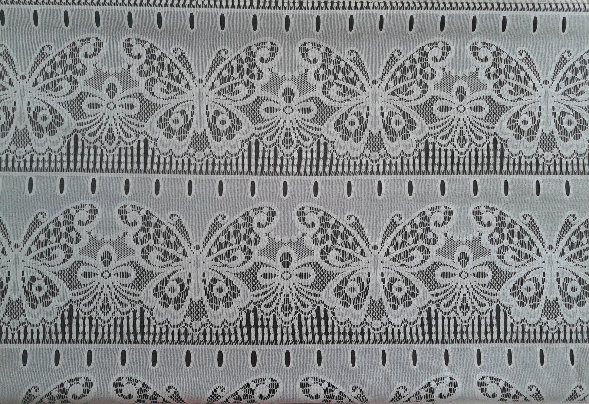 Rideau voilage blanc motif Stella (Zoom)