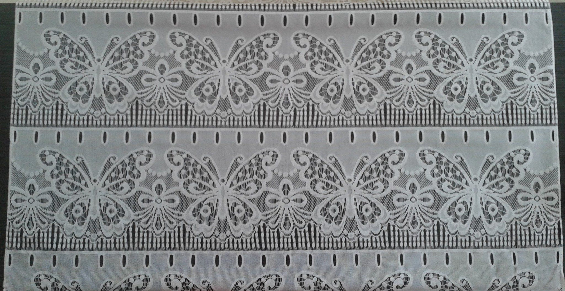 Rideau voilage blanc motif Stella