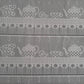 Rideau voilage blanc motif Tea time (Zoom)