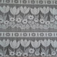 Rideau voilage blanc motif Tulipes (Zoom)