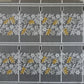 Rideau modulable coloré 90 cm de largeur motif Melody orange