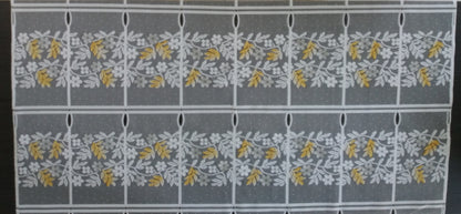 Rideau modulable coloré 90 cm de largeur motif Melody orange