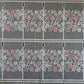 Rideau modulable coloré 90 cm de largeur motif Melody rose