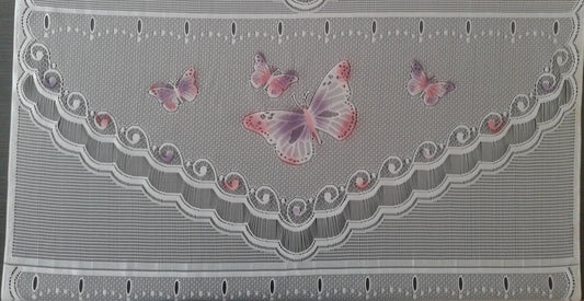 Rideau voilage coloré motif Butterfly